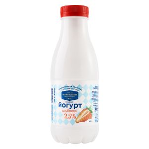 Йогурт сладкий клубника 2,5% 450 г