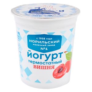 Йогурт термостатный вишня 6% 200 г