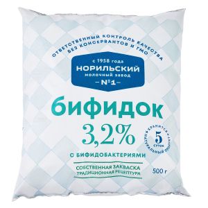 Бифидок 3,2% 0,5 л